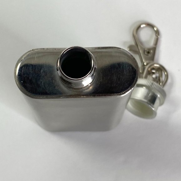 Calvert Extra Mini Flask Keychain Stainless Steel 2 ounce - Picture 5 of 9